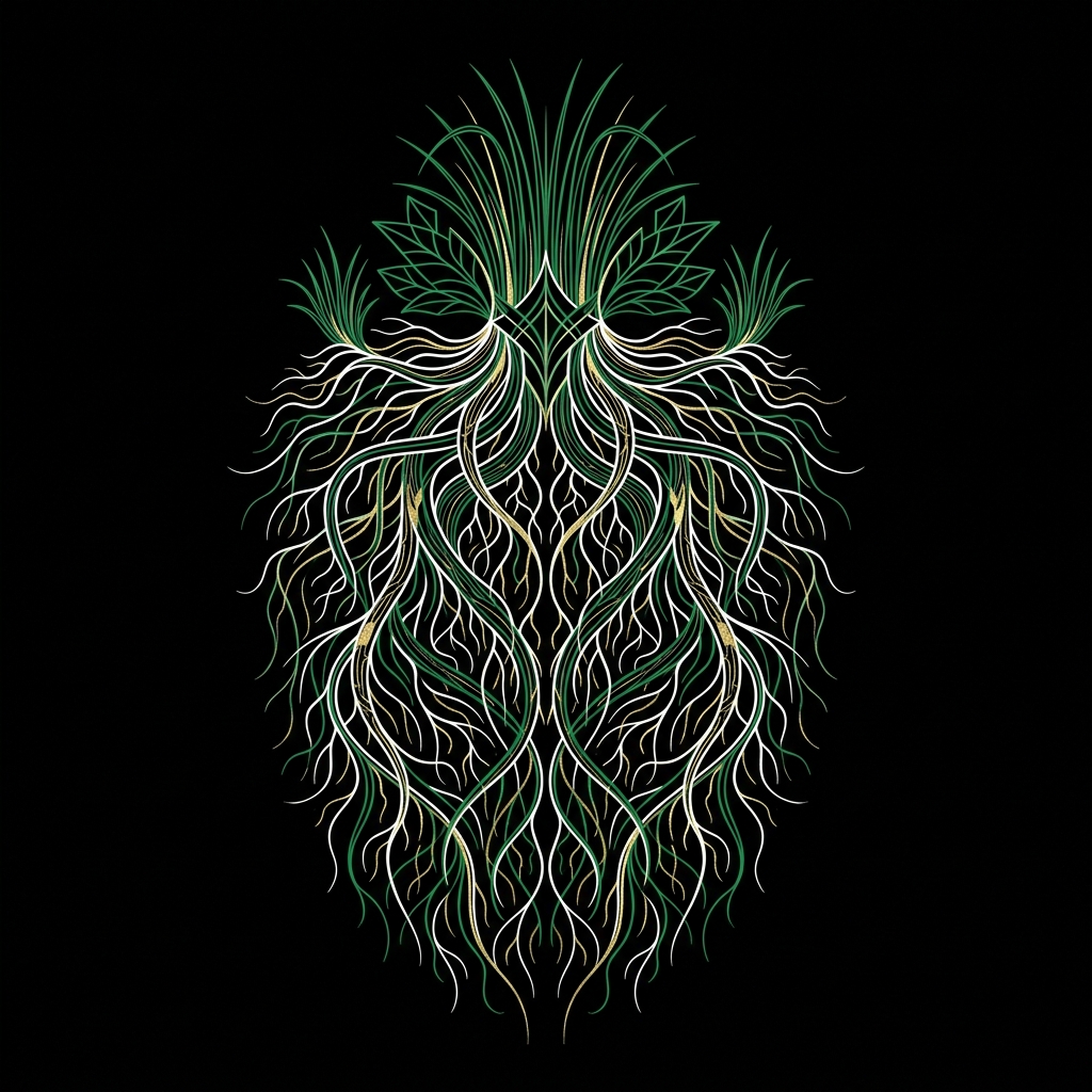Vetiver Roots Backdrop